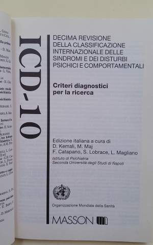 CRITERI DIAGNOSTICI PER LA RICERCA(1995)