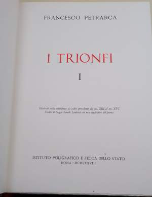 I TRIONFI-2 TOMI(1978)