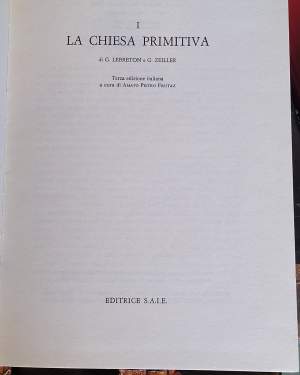 STORIA DELLA CHIESA-36 TOMI(1979/1995)