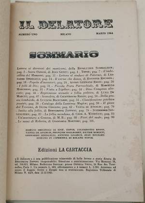 IL DELATORE- NUMERI 1-2-3-4-(1964)
