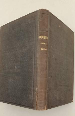 FORZA E MATERIA-STUDI POPOLARI DI FILOSOFIA E STORIA NATURALE( 1883)