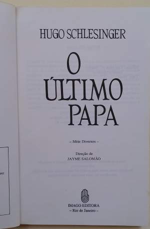 O ULTIMO PAPA(1990)