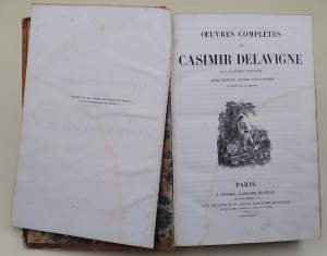 OEUVRES COMPLETES DE CASIMIR DELAVIGNE( 1836)