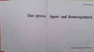 DAS GROSSE SPORT-UND RENNWAGENBUCH(1968)