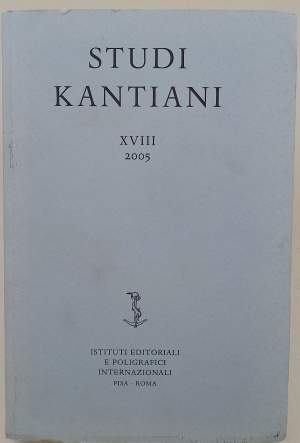 STUDI KANTIANI -XVIII-2005