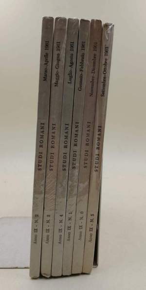 Studi Romani- Rivista bimestrale di Studi Romani-Anno IX- 6 voll.1961