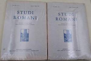 Studi Romani-Rivista trimestrale dell'Istituto Studi Romani-Anno XVI- voll. 2 1968