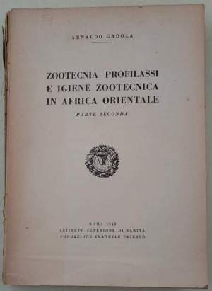 Zootecnia profilassi e igiene zootecnica in Africa Orientale-parte seconda