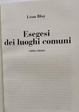 Esegesi dei luoghi comuni. Libro primo