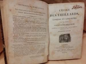 L'ECOLE DES VIEILLARDS, comédie en cinq actes (1823) TROIS MESSENINNES NOUVELLES (1824)