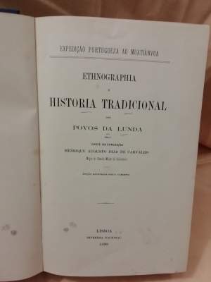 ETHNOGRAPHIA HISTORIA TRADICIONAL DOS POVOS DA LUNDA  (1890)