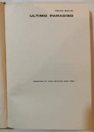 Ultimo Paradiso