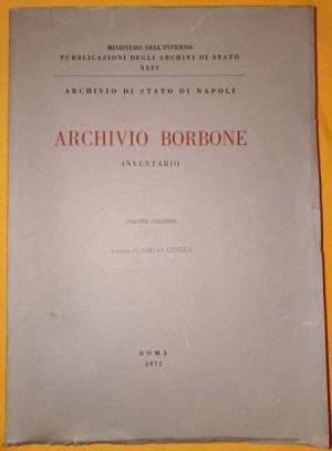 Archivio borbone - Inventario Volume secondo