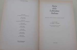 Storia della letteratura italiana- 9 voll.