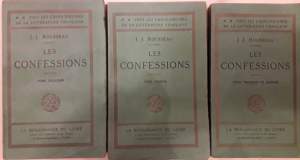 LE CONFESSIONS(s.d.) 3 tomi