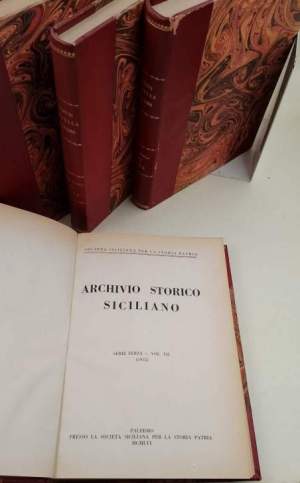 Archivio Storico Siciliano- serie III vol. VII-VIII-IX-X-XI(5 voll)