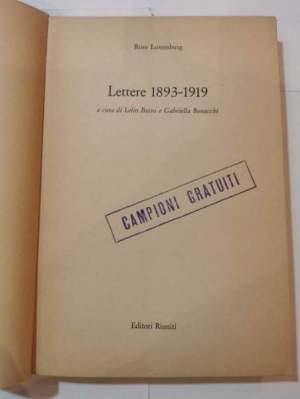 Lettere 1893 - 1919