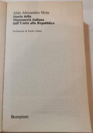 Storia della Massoneria italiana dall'Unita' della Repubblica