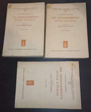 Del rinnovamento civile d'Italia -3 voll.