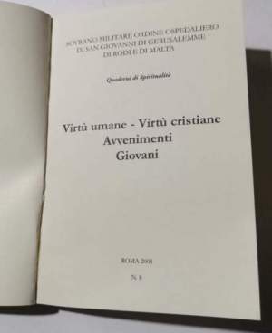 Virtu' umane - virtu' cristiane - avvenimenti giovani