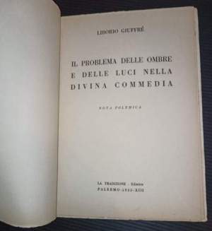 Il problema delle ombre e delle luci nella Divina Commedia-nota polemica