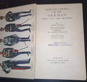 Ranks and uniforms of the german army, navy and air force