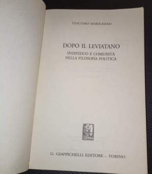 Dopo il leviatano Individuo e comunità nella filosofia politica