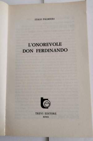 L'onorevole Don Ferdinando