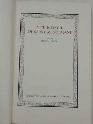 Vite e detti di Santi musulmani
