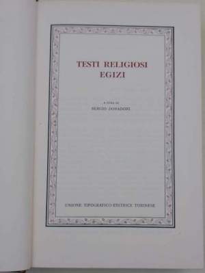 Testi religiosi egizi