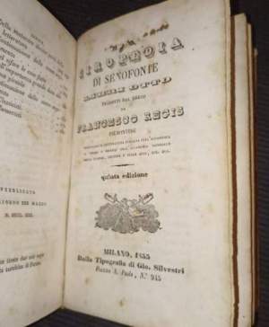 De' vizj de' letterati libri due + La ciropedia di Senofonte libri otto tradotti dal greco da Francesco Regis