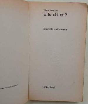E tu chi eri?- Intervista sull'infanzia