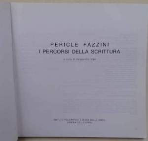 Pericle Fazzini-I percorsi della scrittura