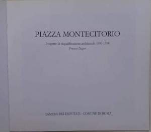 Piazza Montecitorio-Progetto di riqualificazione ambientale 1996-1998