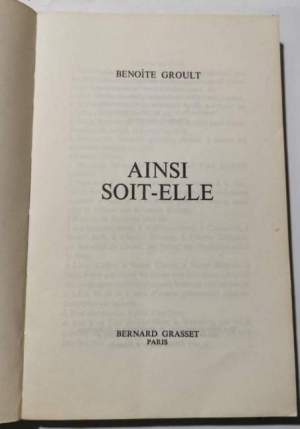 Ainsi soit-elle