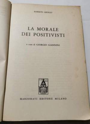 La morale dei positivisti