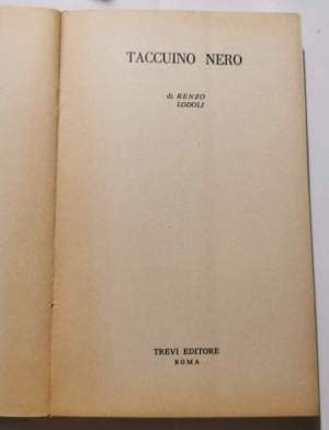 Taccuino nero