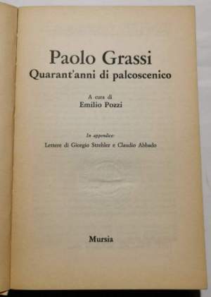 Quarant'anni di palcoscenico