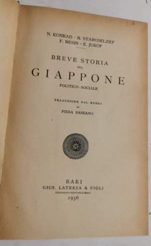 Breve storia del Giappone  politico - sociale