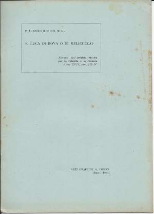 S. LUCA DI BOVA O DI MELICUCCA