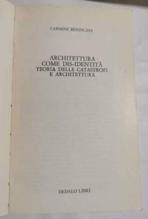 Architettura come dis- identità -teoria delle catastrofi e architettura