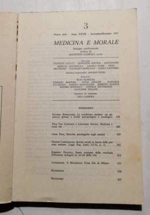 Medicina e morale num. 3  /1977