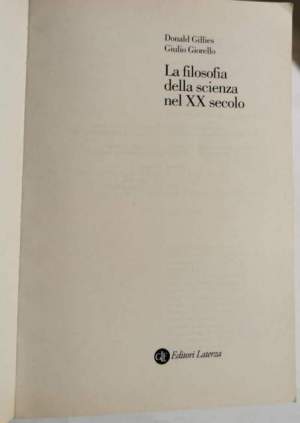 La filosofia della scienza nel XX secolo