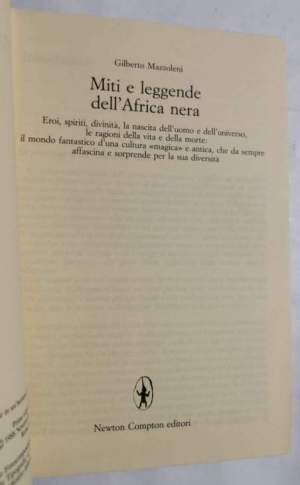 Miti e leggende dell'Africa nera