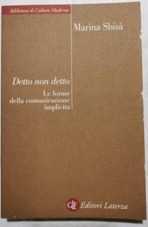 Detto non detto - Le forme della comunicazione implicita