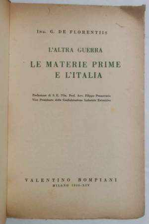 Le materie prime e l'Italia