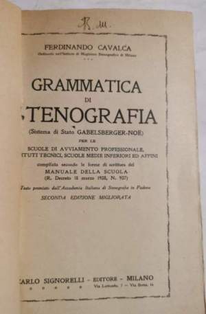 Grammatica di Stenografia