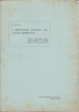 LA MONETAZIONE BIZANTINA NELL'ITALIA MERIDIONALE (1945)
