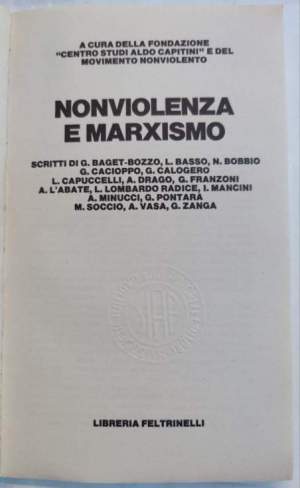 Non violenza e marxismo