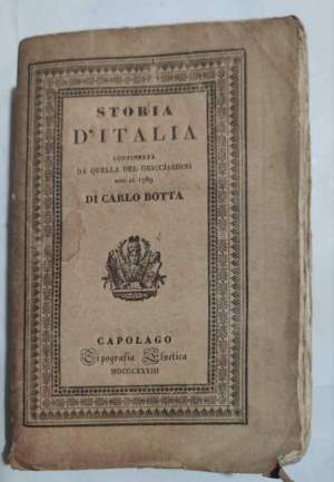 Storia d'Italia continuata su quella del Guicciardini sino al 1789- vol. V
